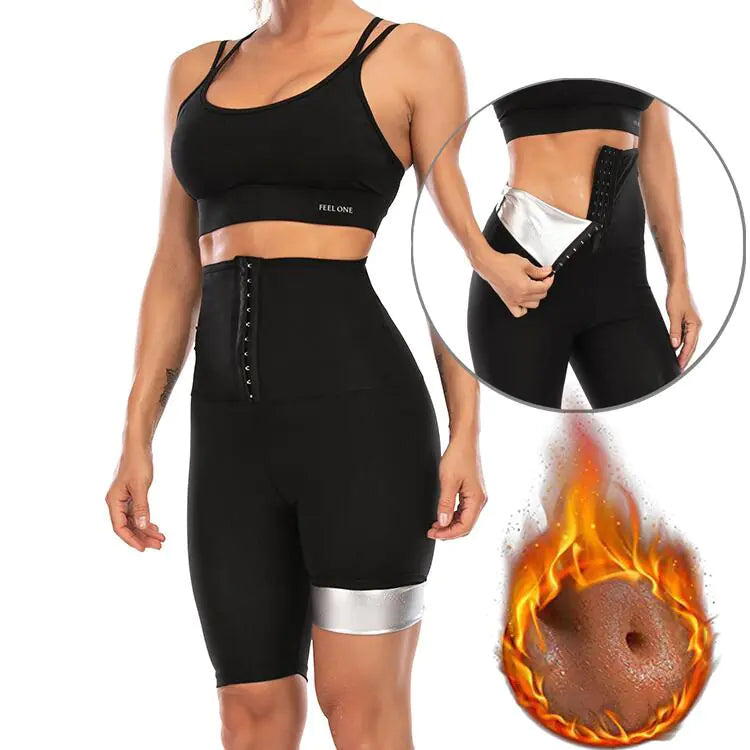 High Waist Coated Women's Fitness Leggings