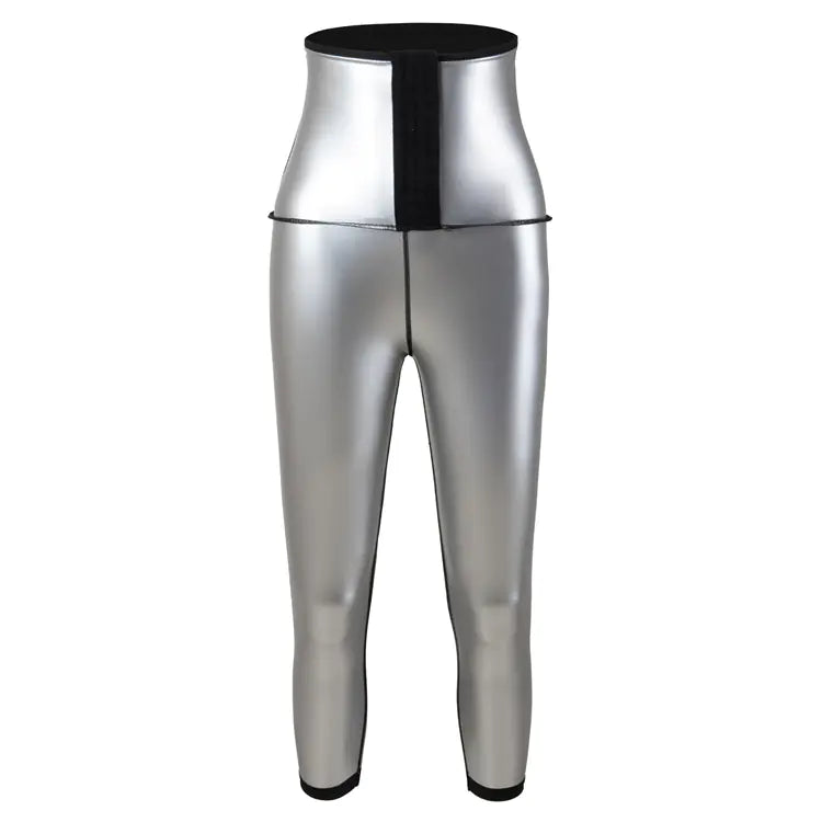 High Waist Coated Women's Fitness Leggings